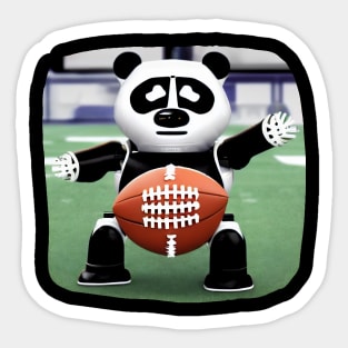 Robotic Panda NFL - Adorable Panda - Kawaii Panda Sticker